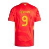 Maglia ufficiale Spagna Gerard Moreno 9 Casa Euro 2024 per Uomo